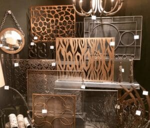 Fireplace screens - designer