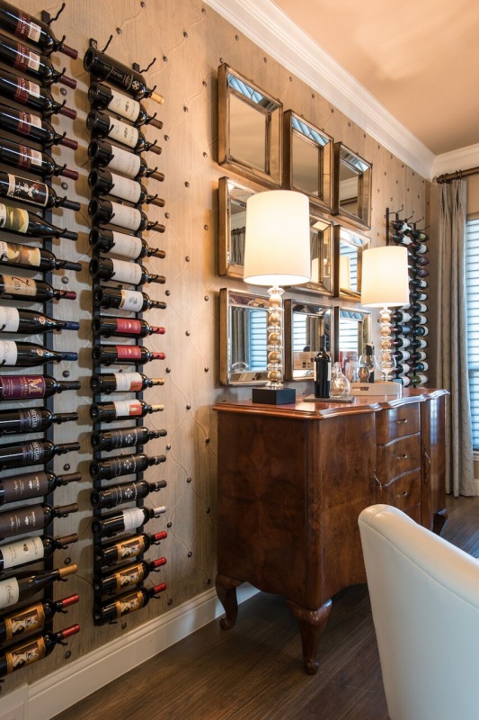 interior design Frisco wine room 