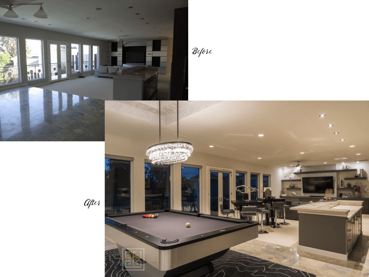 Baker Design Group - From Lacking to Luxurious: Dallas Entertainment Room