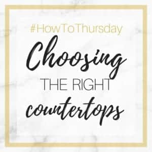 Baker Design Group - How to Thursday: Choosing the Right Countertops