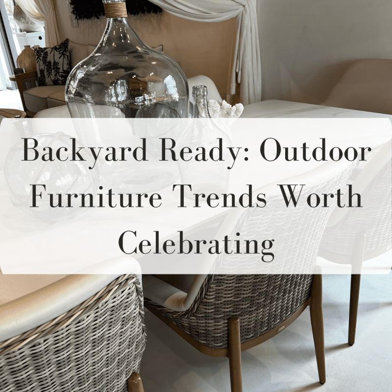 Outdoor furniture trends in dallas interior design